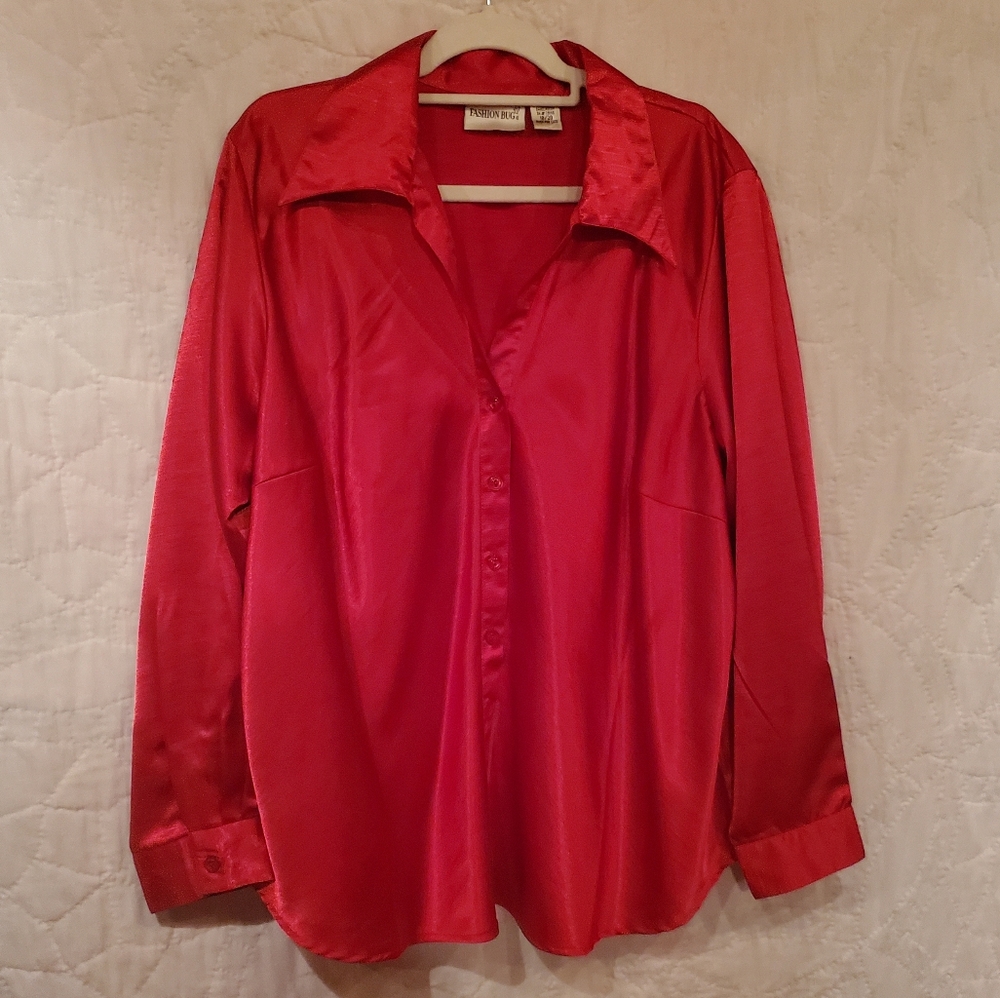 Sexy Red Vamp Blouse